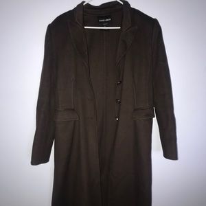 Brown 100% Cashmere Giorgio Armani Coat